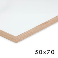 木製ポスターフレーム 50×70cm オーク材 無垢材 枠の幅が細いタイプ 送料無料 北欧デザイン 天然木 おし…