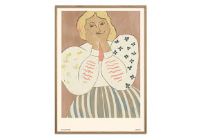 y݌ɌzyēׂȂzPoster & Frame × By Garmi@|X^[/A[gvg@50×70cm@WomanyA[g CXg CeA kG EH[A[g z ǎ  Ǌ| G pl 