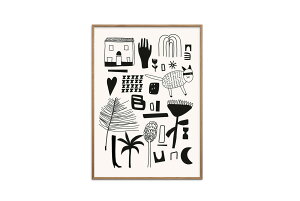 �y�݌Ɍ���z�y�ē��ׂȂ��zPoster & Frame × PSTR Studio�@�|�X�^�[/�A�[�g�v�����g�@30×40cm�@Silvia - Home�y�A�[�g �C���X�g �C���e���A �k���G�� �E�H�[���A�[�g �z�� �ǎ� ������� �Ǌ|�� �G�� �p