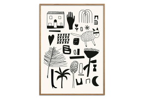 y݌ɌzyēׂȂzPoster & Frame × PSTR Studio@|X^[/A[gvg@50×70cm@Silvia - HomeyA[g CXg CeA kG EH[A[g z ǎ  Ǌ| G p