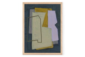 Poster & Frame A[g|X^[ 30×40cm Chalks and Shapes 1 k CeA  lC A[gvg i TCY  Ǌ|  Q rO CO f}[N _ G 