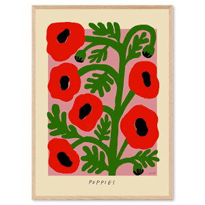 PSTR studio A[g|X^[ 50×70cm Poppies kG A[gvg |X^[ CeA  IV I_ lC  EH[A[g z z ǎ t[  Be[W 
