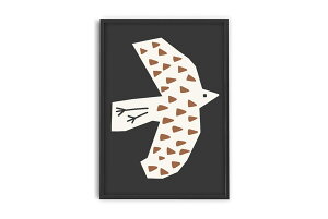 【在庫限り】【再入荷なし】PSTR studio ポスター/アートプリント 30×40cm Bird II 【アート イラスト ポスター インテリア 北欧雑貨 ウォールアート 額縁 壁紙 おしゃれ 壁掛け 絵画 パネル