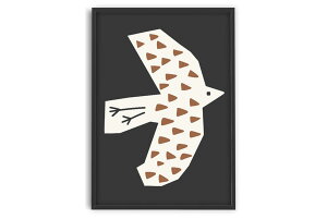 【在庫限り】【再入荷なし】PSTR studio ポスター/アートプリント 50×70cm Bird II 【アート イラスト ポスター インテリア 北欧雑貨 ウォールアート 額縁 壁紙 おしゃれ 壁掛け 絵画 パネル