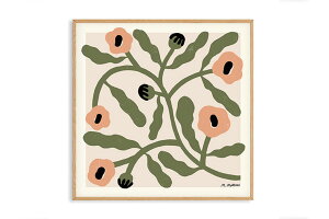 PSTR studio A[g|X^[ 50×50cm Beige Poppies kG A[gvg |X^[ CeA  IV I_ lC  EH[A[g z z ǎ t[  Be[