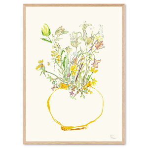 PSTR studio �A�[�g�|�X�^�[ 50×70cm Wild Flowers Green �k���G�� �A�[�g�v�����g �|�X�^�[ �C���e���A ������� �I�V���� �I�����_ �l�C �������� �E�H�[���A�[�g �z�� �z�� �ǎ� ���m�N�� �r���e�[�W