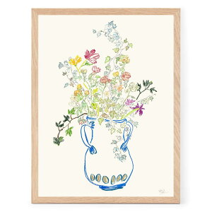PSTR studio �A�[�g�|�X�^�[ 30×40cm Wild Flowers III �k���G�� �A�[�g�v�����g �|�X�^�[ �C���e���A ������� �I�V���� �I�����_ �l�C �������� �E�H�[���A�[�g �z�� �z�� �ǎ� ���m�N�� �r���e�[�W 