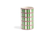 &Klevering アンドクレベリン フラワーベース CLASH GRID 高さ13cm セラミック製 陶器 花瓶 一輪挿し 花…