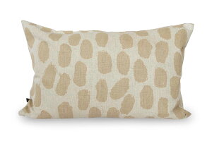 Fine Little Day ファインリトルデイ クッションカバー DOTS サンド 58×38cm リネン コットン 綿 麻 ソファ 枕カバー クッションケース 長方形 北欧インテリア 北欧雑貨 リビング雑貨 北欧デザイン