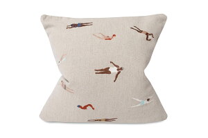 Fine Little Day �t�@�C�����g���f�C �N�b�V�����J�o�[ SWIMMERS 48×48cm �h�J ���l�� �R�b�g�� �� �� �\�t�@ ���J�o�[ �X�C�}�[ �X�C�~���O �k���C���e���A �k���G�� ���r���O�G�� �k���f�U�C�� �i�`