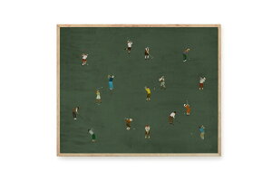 Fine Little Day t@CgfC A[g|X^[ 40×50cm GOLFERS CXg ۃA[g Ǌ| ǎ z  Q rO CO G kCeA kG rOG kfUC i`