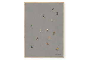 Fine Little Day t@CgfC A[g|X^[ 50×70cm SKIERS CXg ۃA[g Ǌ| ǎ z  Q rO CO G kCeA kG rOG kfUC i`