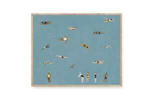 Fine Little Day t@CgfC A[g|X^[ 40×50cm SWIMMERS CXg ۃA[g Ǌ| ǎ z  Q rO CO G kCeA kG rOG kfUC i