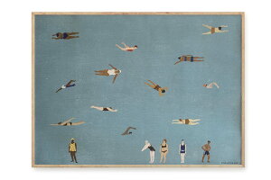 Fine Little Day t@CgfC A[g|X^[ 50×70cm SWIMMERS CXg ۃA[g Ǌ| ǎ z  Q rO CO G kCeA kG rOG kfUC i