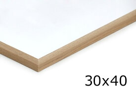 ポスターフレーム 低反射アクリル 天然木オーク無垢材 30×40cm 木製 北欧デザイン 北欧雑貨 送料無料 30 40 ナチュラル おしゃれ 映り込みが少ない アートフレーム 人気 おすすめ アンチグレア 艶消し UVカット 壁掛け 額縁 イタリア製
