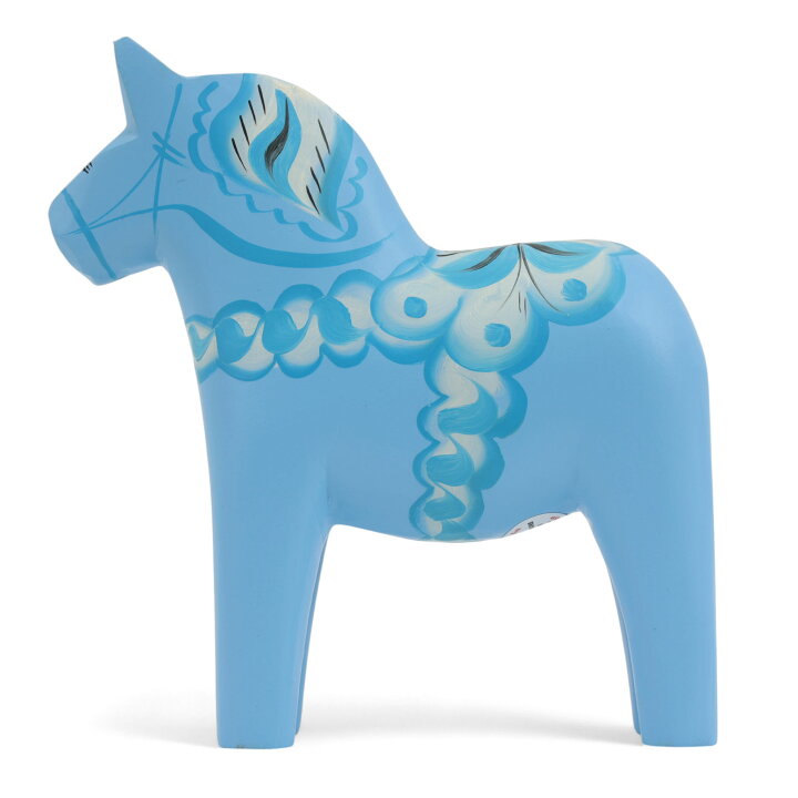 楽天市場】Grannas Olsson ダーラナホース、baby-blue、13cm【北欧雑貨 