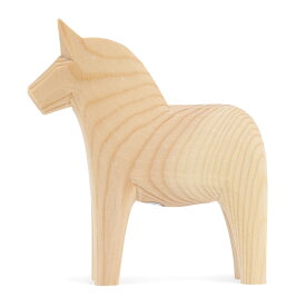 Grannas Olsson グラナス オルソン ダーラナホース ナチュラル 10cm 無塗装 ダーラホース 木馬 北欧雑貨 スウェーデン雑貨 ハンドメイド 木製置物 伝統工芸品 スカンジナビア 幸運の馬 お守り雑貨 手作りオブジェ スウェーデン土産