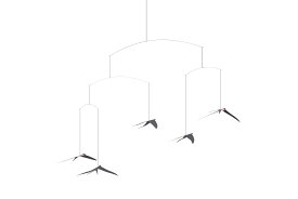 モビール 北欧 デンマーク製 Flying Swallows 5 ツバメ 鳥 フレンステッドモビール おしゃれ インテリア 雑貨 赤ちゃん 天井 吊り下げ オブジェ 飾り 装飾 デコレーション オーナメント 送料無料 テンポ モダン シンプル