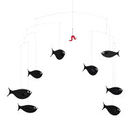 北欧 フレンステッドモビール Shoal of Fish 魚釣り FLENSTED mobiles おしゃれ インテリア 雑貨 赤ちゃ…