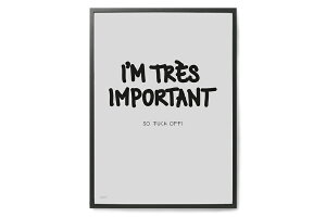 y݌ɌzyēׂȂzMy Deer Art Shop A[g|X^[ 50×70cm Tres important kG A[gvg CeA I_  IV lC  mN re[W Be[