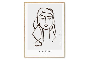 y݌ɌzyēׂȂzMy Deer Art Shop A[g|X^[ 50×70cm Face (Limited edition of 250) kG A[gvg CeA I_  IV lC  mN