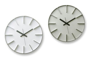 Lemnosレムノス 安積伸・安積朋子 レムノス シンプルなウォールクロック 直径35cm edge clock【Azumi モノトーン 北欧雑貨 インテリア 壁掛け時計 リビング雑貨 デザイン時計 デザイナーズ