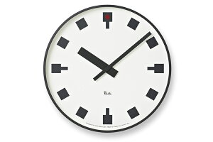 Lemnosレムノス 渡辺力 レムノス シンプルなウォールクロック 直径25cm 日比谷の時計【モノトーン 北欧雑貨 インテリア 壁掛け時計 リビング雑貨 デザイン時計 デザイナーズ時計 おし