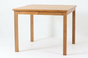 【訳ありアウトレット品】チーク材天然木ダイニングテーブル 幅90cm 正方形☆北欧インテリア CHLOROS【北欧 家具 ダイニングテーブル シンプル ナチュラル 総無垢材 天然木 チーク材 2人用