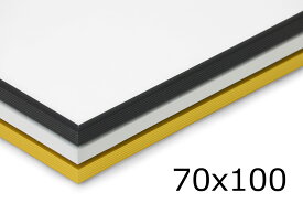 ART PRINT JAPAN　アートプリントジャパン　アルミ製ポスターフレーム/額縁　フィットフレーム　70×100cm　【アルミフレーム 黒色 モノクロ モノトーン 細め 細目 スリム シンプル スタイリッシュ アートフレーム 絵画 ウォールパネル ウォールデコレーション ウォールアー