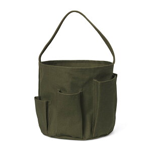 Ferm Living �t�@�[�����r���O �����������I���[�u�J���[�����̖͂k���f�U�C���̃K�[�f���o�b�O Bark garden bucket bag olive ���[ �o�X�P�b�g �g�[�g ���p�r �C���e���A �A�� �K�[�f�j���O �t�@�[�}