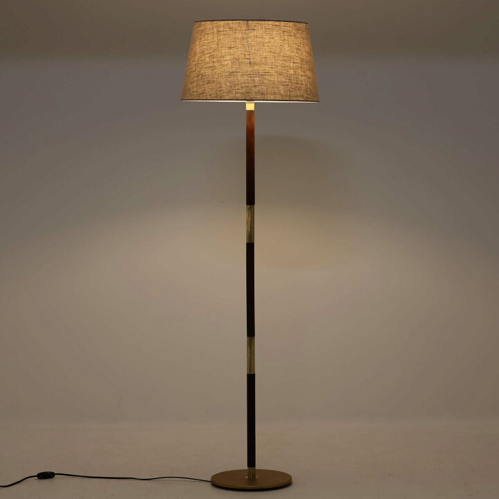 楽天市場】フロアランプ ローズウッド×真鍮 高さ142cm デンマーク製 