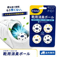 ドクターショール 靴用消臭ボール 4個入り Dr.Scholl 靴 消臭 消臭剤 消臭ボール 置き型 シューズケア フ…