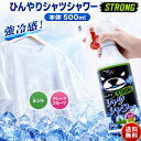 ひんやりシャツシャワー ストロング 500ml 本体 選べる2種 ミント グレープフルーツ ときわ商会 衣類用 冷感スプレー …