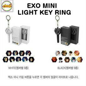 送料無料！EXO MINI LIGHT KEY RING メンバー別選択 公式グッズ exo ライトキーリング