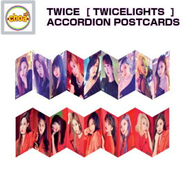 TWICE ACCORDION POST CARDS [TWICE WORLD TOUR 2019 'TWICELIGHTS' IN SEOUL GOODS] 公式グッズ