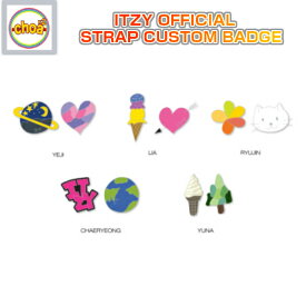 ITZY STRAP CUSTOM BADGE 　[LIGHT RING POP-UP MD 2ND] イッチ pop up公式 イッジ イェジ チェリョン リュジン リア ユナ オフィシャル 公式グッズ