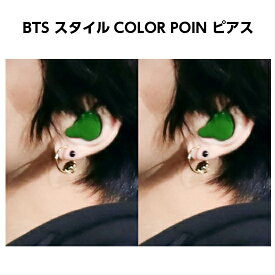 【送料無料】 BTS 防弾少年団 スタイル COLOR POIN ピアス　bts アクセサリー