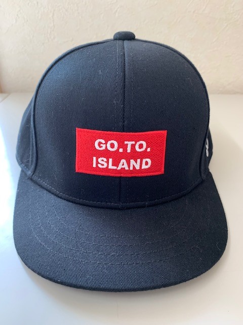 GO.TO.ISLAND CAP 子供用 流行 長崎県五島列島 ブラック ご当地帽子 バーゲンセール
