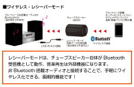 【新発売!】Bluetoothスピーカー画期的レシーバーモード搭載の小型ワイヤレス・スピーカーです【チューブスピーカー2.0MB25】スピーカーレシーバーハンズフリースマートフォンブルートゥースオーディオBluetoothV3.0HSPHFPA2DPAVRCPSCMS-T02P08Feb15