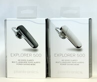 【特販商品】Bluetoothイヤホンブルートゥースデュアルマイクと優れたノイズキャンセル技術、驚くほど軽い片耳ヘッドセットハンズフリーイヤホンマイク【PlantronicsプラントロニクスExplorer500(エクスプローラー500)】