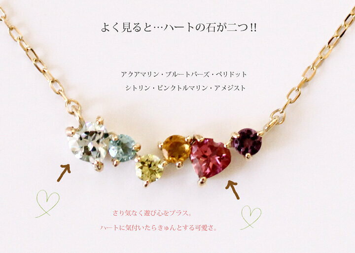 楽天市場】マルチカラーストーン ネックレス アクアマリン ブルー 