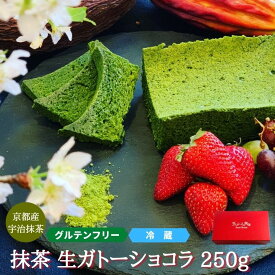 ホワイトデー お返し ガトーショコラ 京都産 宇治抹茶 抹茶 生 グルテンフリー 250g 送料無料 チョコレート ケーキ お取り寄せ スイーツ 高級 洋菓子 大人 人気 ブラウニー 冷蔵 ギフト プレゼント 誕生日 内祝い お返し 手土産