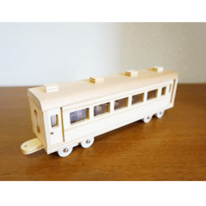 楽天市場】DIY組立キット 【夢の汽車シリーズ 客車（木製模型）】 知育