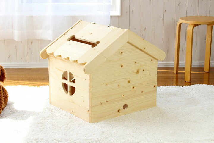 楽天市場】かわいい ドッグハウス 犬 ハウス ベッド 犬小屋 木製 
