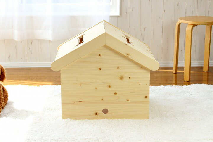 楽天市場】かわいい ドッグハウス 犬 ハウス ベッド 犬小屋 木製 