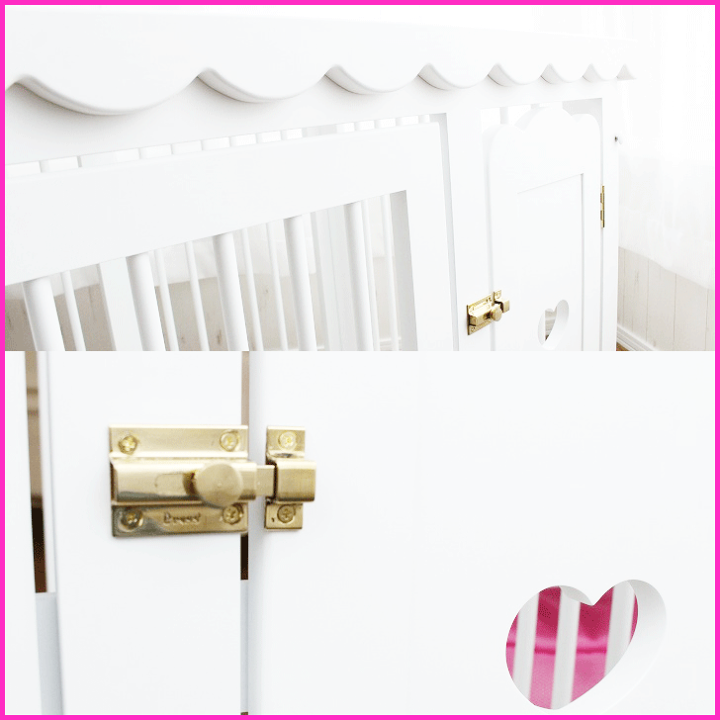 犬用　ペットケージ　ペットハウス　ホワイト　木製ケージ　ペットゲージ　犬小屋　白 Amazon.co.jp: MAAOBR 犬 ケージ ドッグケージ ペットサークル