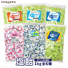 塩飴 1kg 全6種 約230粒 業務用 レモン 梅 サイダー エナジードリンク スポーツドリンク キャンディ 大容量 個包装