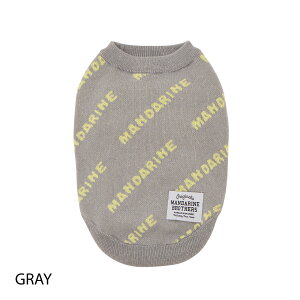 }_uU[Y    H~ Z[^[ jbg  WK[h hbOEFA ^ ` gCv[h ̕ ~ MANDARINE BROTHERS / MNDRN LOGO KNIT