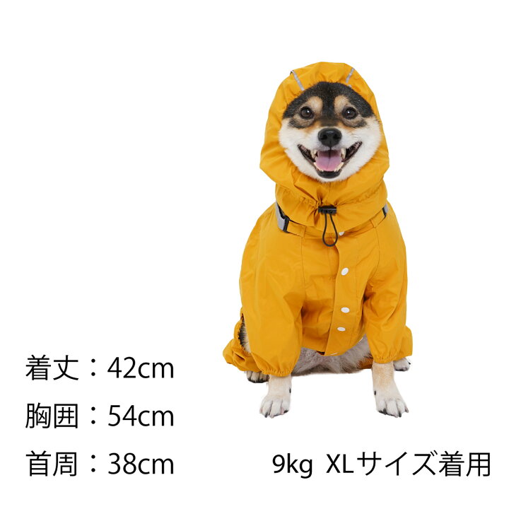 楽天市場 犬 レインコート 犬用 雨具 犬の服 おしゃれ 犬服 雨 撥水 チワワ ダックス トイプードル Mandarine Brothers Rain Suit L Xl Xxl マンダリンブラザーズ