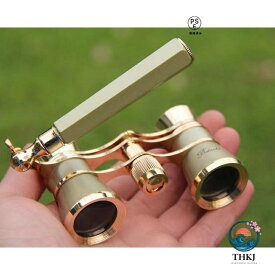【全品2点で5%OFF】双眼鏡 オペラグラス 3倍 ハンドル付き コンパクト 小型 観劇 観賞 観戦 ミュージカル コンサート ライブ 高級感 おしゃれ
